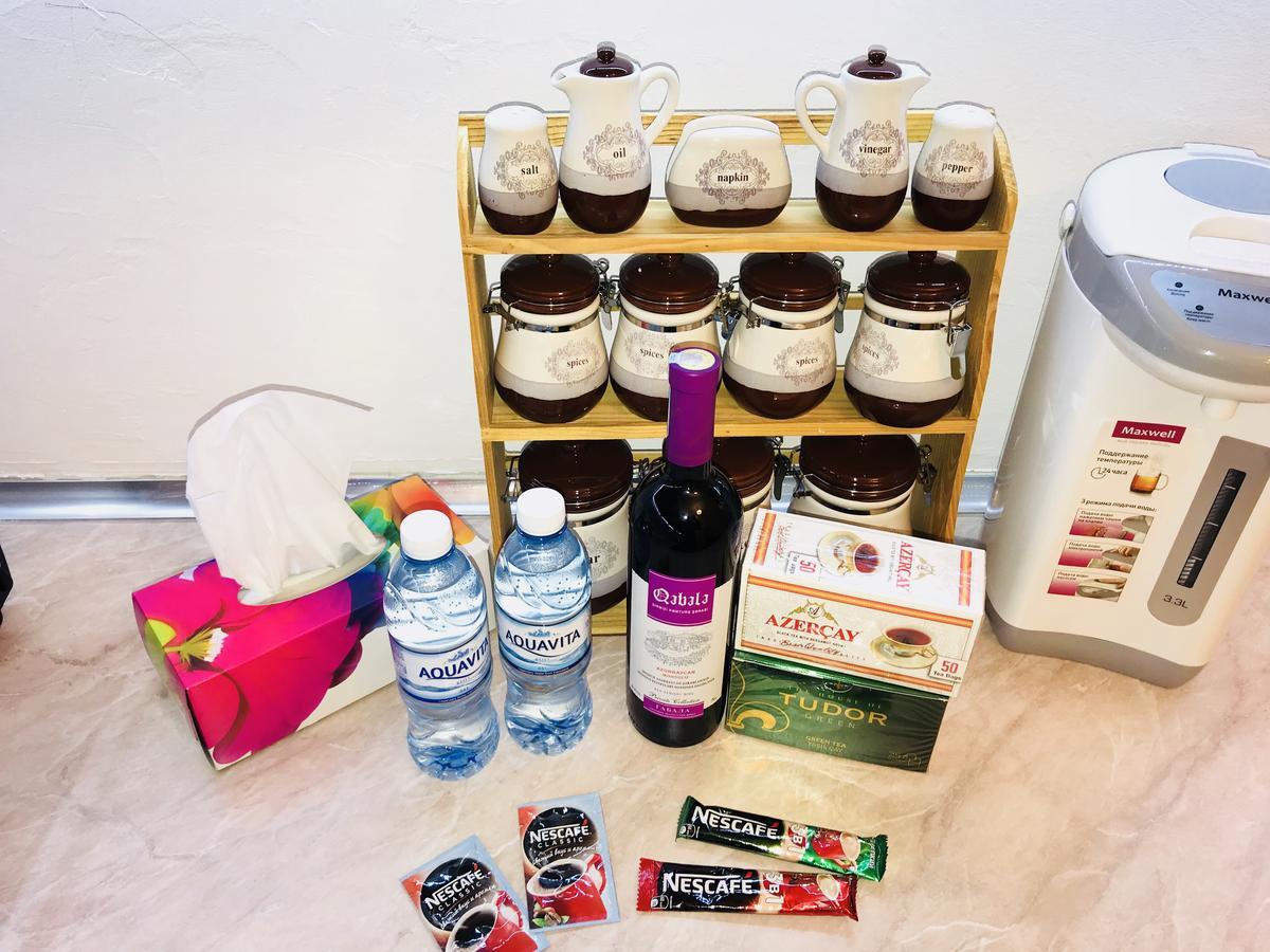 Check-In Apartment Near Fountain Square Vidadi Str バクー エクステリア 写真