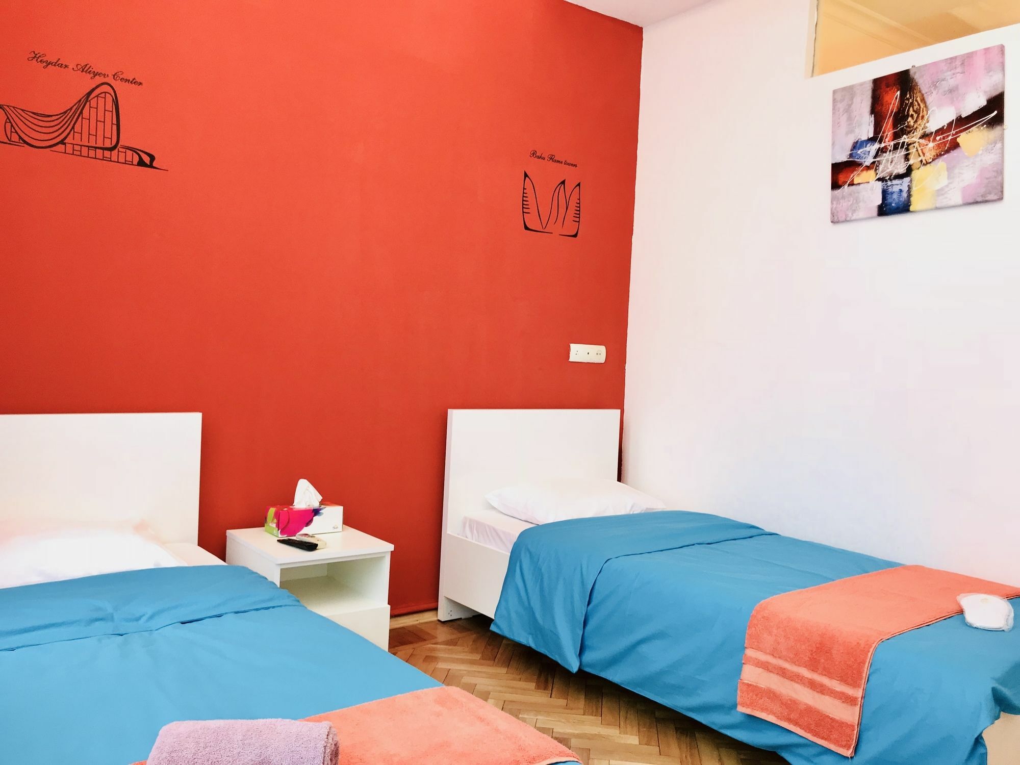 Check-In Apartment Near Fountain Square Vidadi Str バクー エクステリア 写真